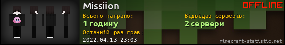 Юзербар 560x90 для Missiion
