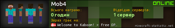 Юзербар 560x90 для Mob4