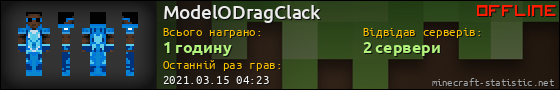 Юзербар 560x90 для ModelODragClack