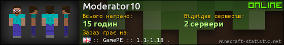 Юзербар 560x90 для Moderator10