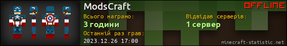 Юзербар 560x90 для ModsCraft