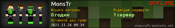 Юзербар 560x90 для MonsTr