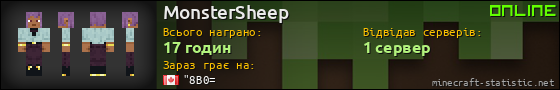 Юзербар 560x90 для MonsterSheep