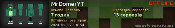 Юзербар 560x90 для MrDomerYT
