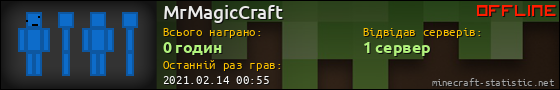 Юзербар 560x90 для MrMagicCraft