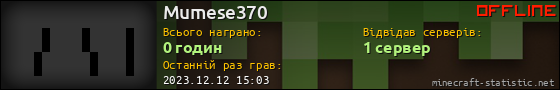 Юзербар 560x90 для Mumese370