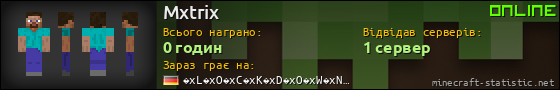 Юзербар 560x90 для Mxtrix
