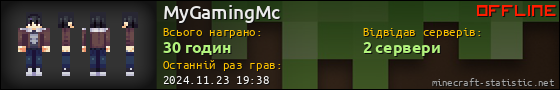 Юзербар 560x90 для MyGamingMc