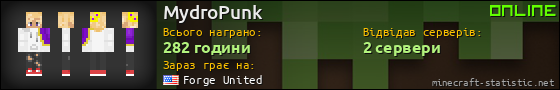 Юзербар 560x90 для MydroPunk