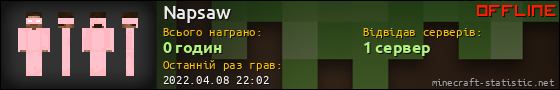 Юзербар 560x90 для Napsaw