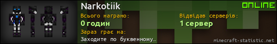 Юзербар 560x90 для Narkotiik