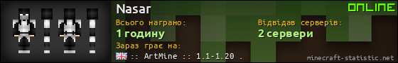 Юзербар 560x90 для Nasar