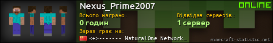 Юзербар 560x90 для Nexus_Prime2007