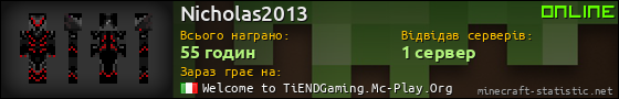 Юзербар 560x90 для Nicholas2013