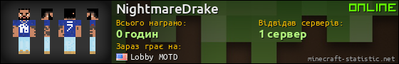 Юзербар 560x90 для NightmareDrake