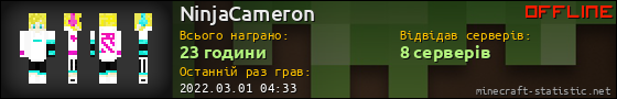 Юзербар 560x90 для NinjaCameron