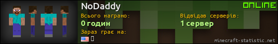 Юзербар 560x90 для NoDaddy