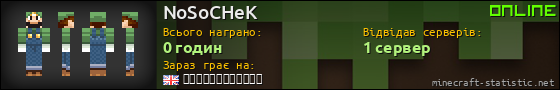 Юзербар 560x90 для NoSoCHeK