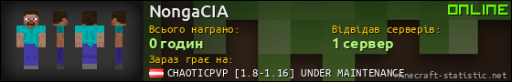Юзербар 560x90 для NongaCIA
