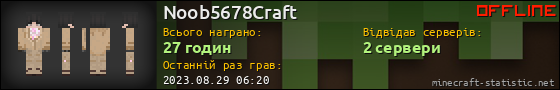 Юзербар 560x90 для Noob5678Craft