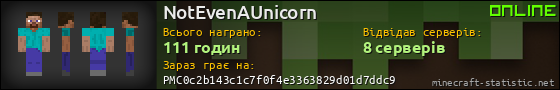 Юзербар 560x90 для NotEvenAUnicorn