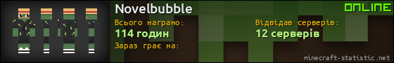 Юзербар 560x90 для Novelbubble