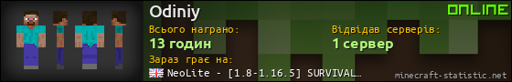 Юзербар 560x90 для Odiniy