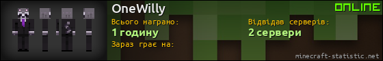 Юзербар 560x90 для OneWilly