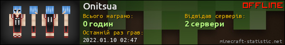 Юзербар 560x90 для Onitsua