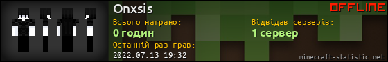 Юзербар 560x90 для Onxsis