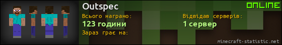 Юзербар 560x90 для Outspec