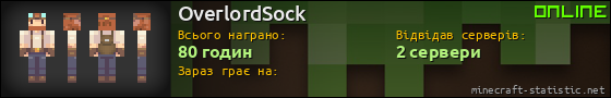 Юзербар 560x90 для OverlordSock