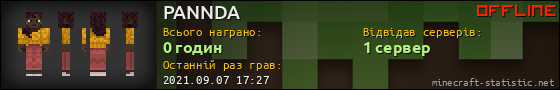 Юзербар 560x90 для PANNDA