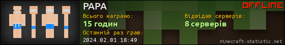 Юзербар 560x90 для PAPA