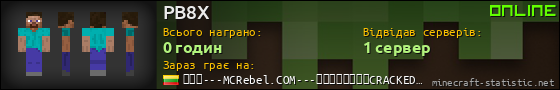 Юзербар 560x90 для PB8X