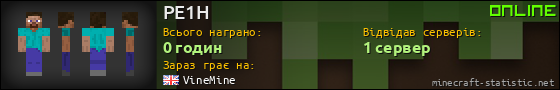 Юзербар 560x90 для PE1H
