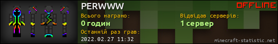 Юзербар 560x90 для PERWWW