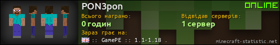 Юзербар 560x90 для PON3pon