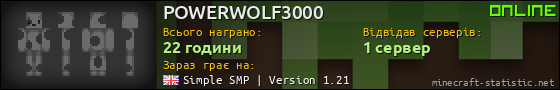 Юзербар 560x90 для POWERWOLF3000