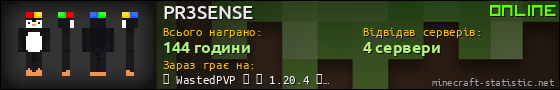 Юзербар 560x90 для PR3SENSE