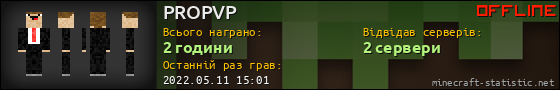 Юзербар 560x90 для PROPVP