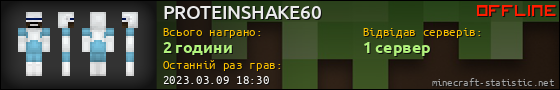 Юзербар 560x90 для PROTEINSHAKE60