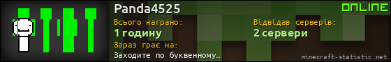 Юзербар 560x90 для Panda4525