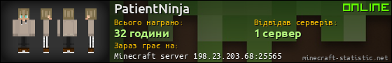 Юзербар 560x90 для PatientNinja