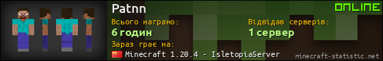 Юзербар 560x90 для Patnn