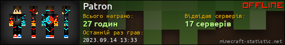 Юзербар 560x90 для Patron