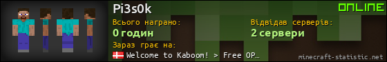 Юзербар 560x90 для Pi3s0k