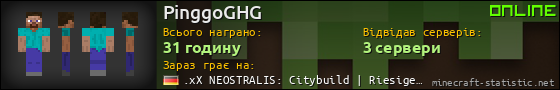 Юзербар 560x90 для PinggoGHG