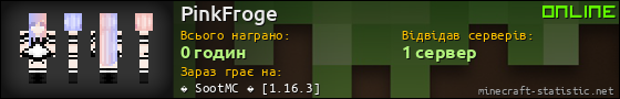 Юзербар 560x90 для PinkFroge