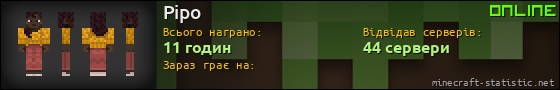 Юзербар 560x90 для Pipo